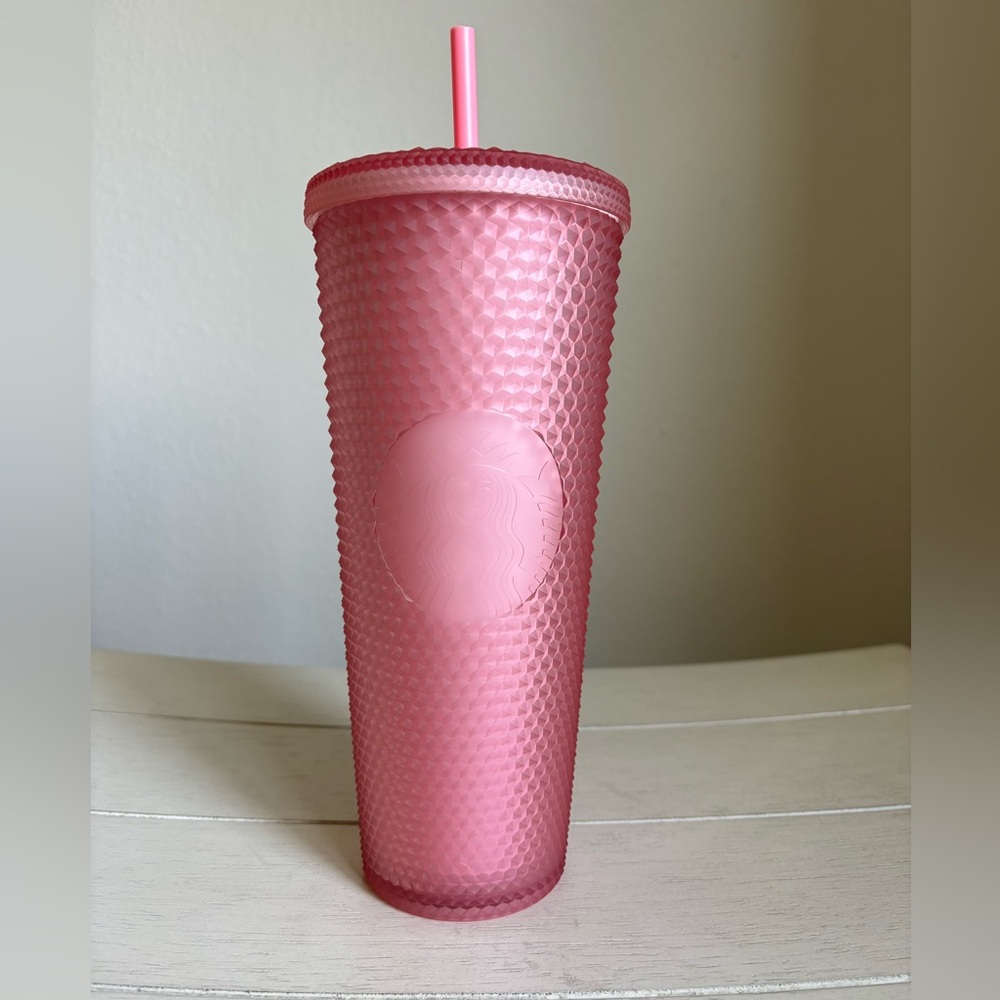 NWT Starbucks 2022 Soft Pink Studded Tumbler